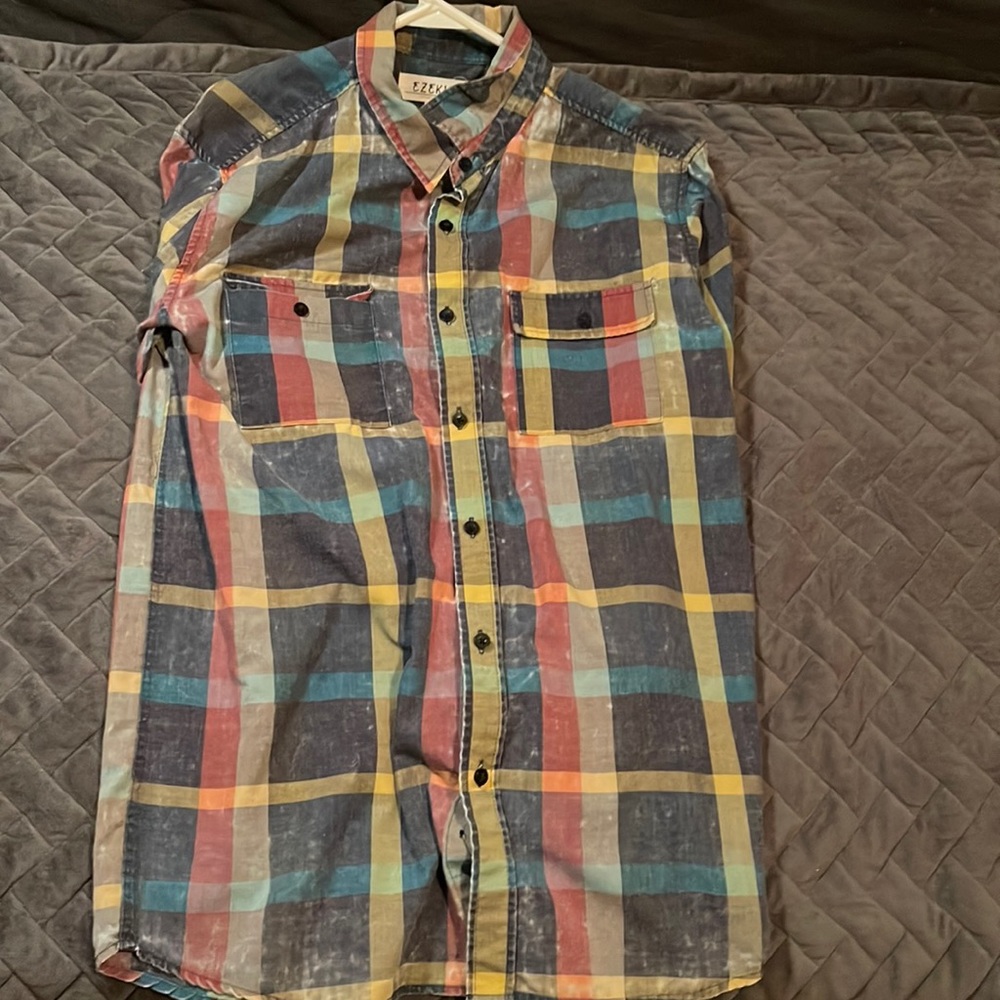 Men’s Flannel from Ezekiel Large Mulitcolored